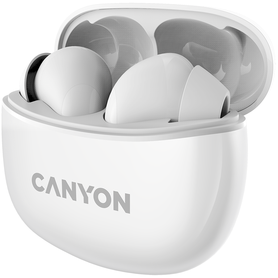 Canyon TWS-5 True Wireless Earbuds - White