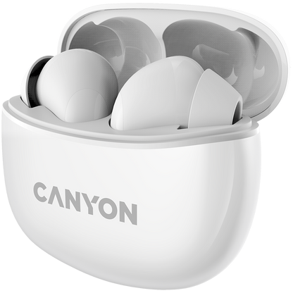 Canyon TWS-5 True Wireless Earbuds - White