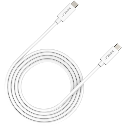 Canyon USB-C to USB-C 240W 20Gbps 2M - White