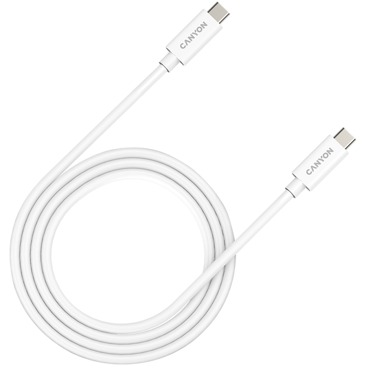 Canyon USB-C to USB-C 240W 40Gbps 1M - White