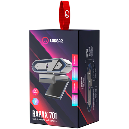 Lorgar Rapax 701 Webcam - Black