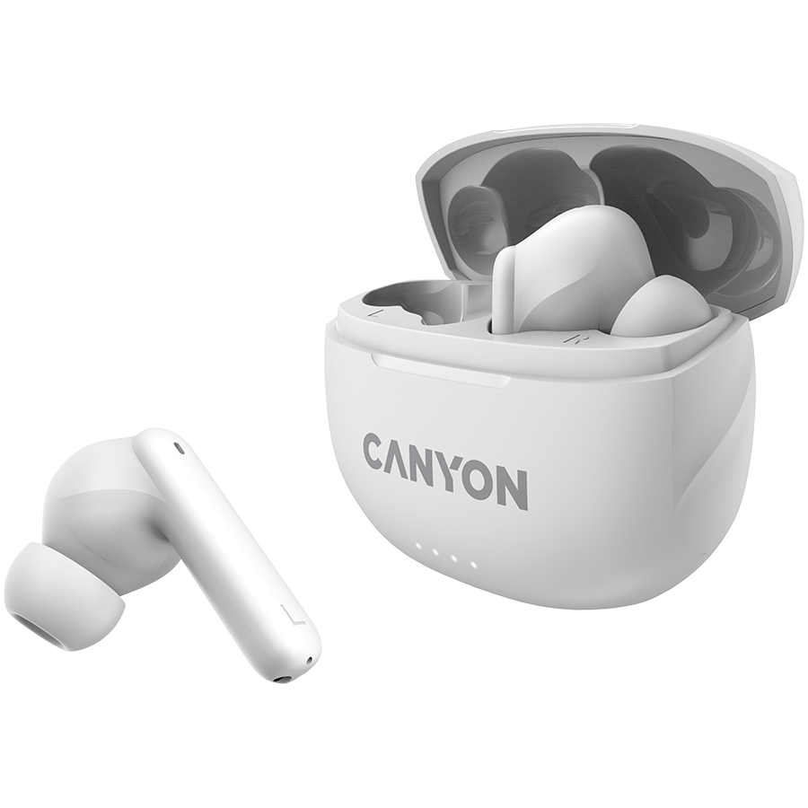 Canyon TWS-8 ENC True Wireless Earbuds - White