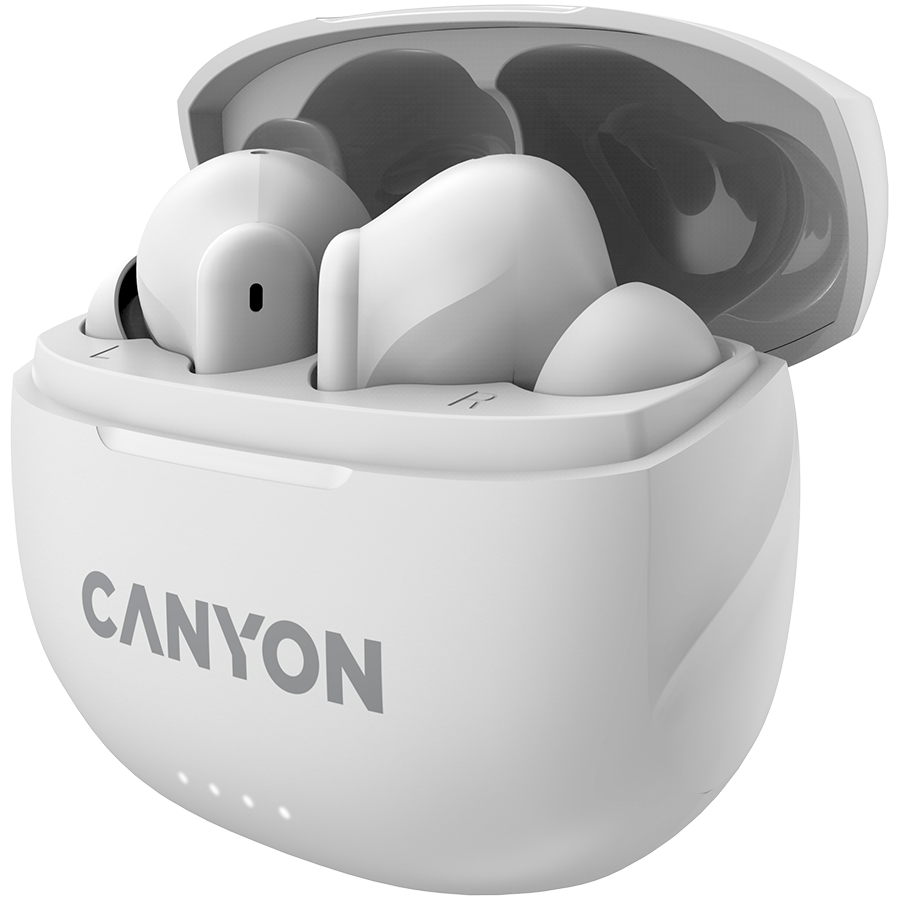 Canyon TWS-8 ENC True Wireless Earbuds - White