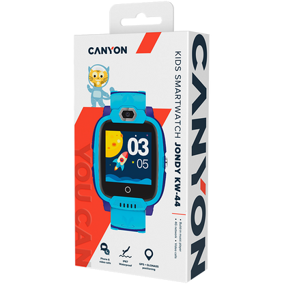 Canyon Jondy KW-44 4G Kids Smart Watch - Blue