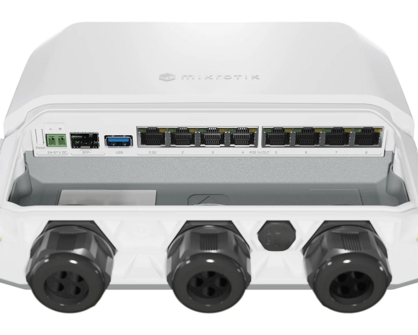 MikroTik RB5009 Outdoor - 7 Gigabit, 1 x 2.5Gbps SFP+ Quad Core Outdoor PoE Router