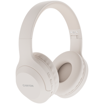 Canyon BTHS-3 Wireless Over-Ear Headphones - Beige