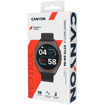 Canyon Otto SW-86 Smart Watch - Black