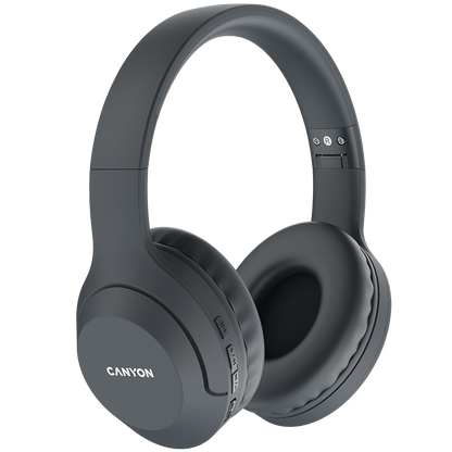 Canyon BTHS-3 Wireless Over-Ear Headphones - Dark Gray