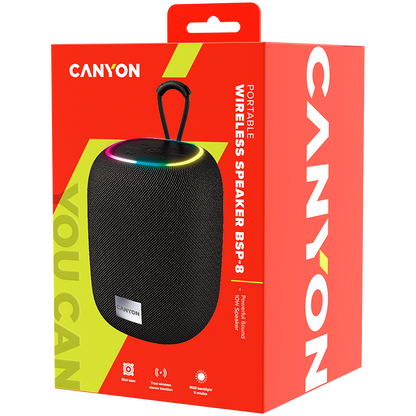 Canyon Portable Wireless Speaker BSP-8 - Black