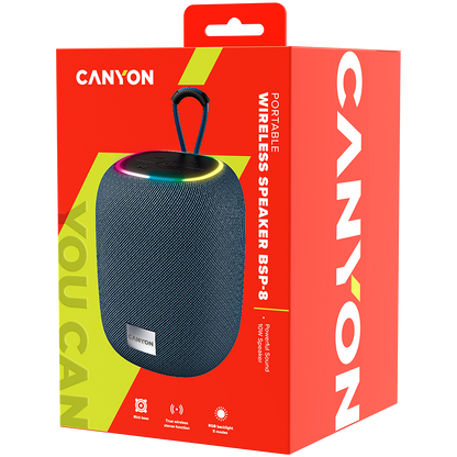 Canyon Portable Wireless Speaker BSP-8 - Grey