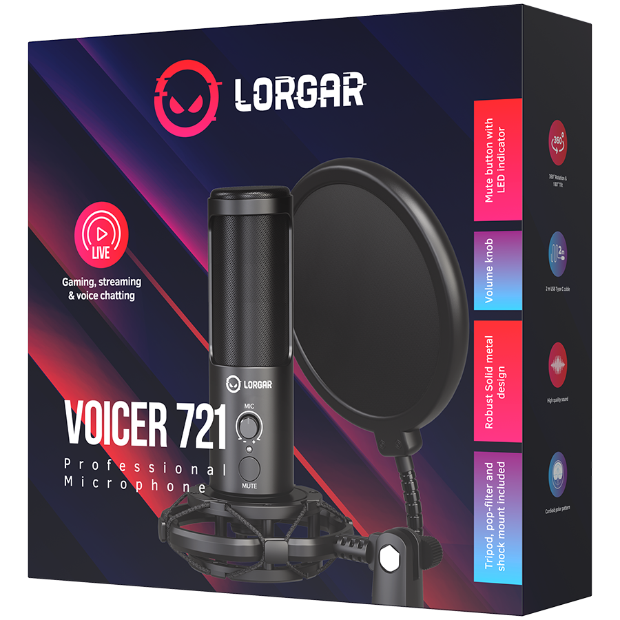 Lorgar Voicer 721 Gaming Microphone