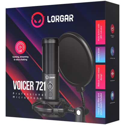Lorgar Voicer 721 Gaming Microphone