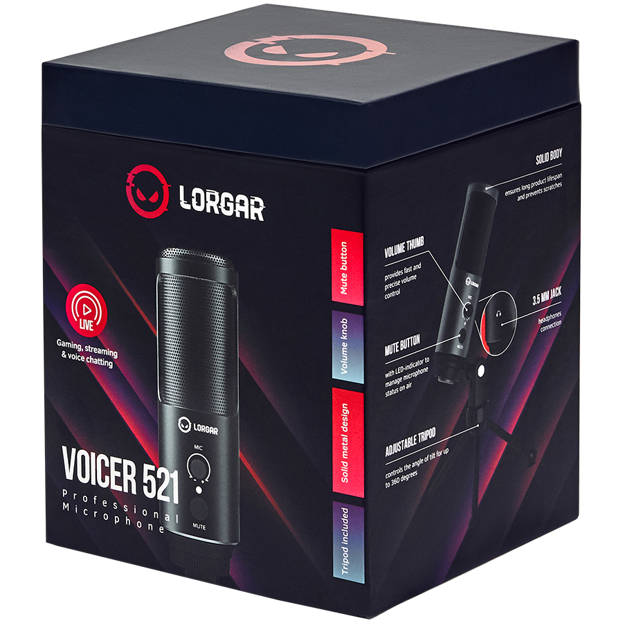 Lorgar Voicer 521 Gaming Microphone