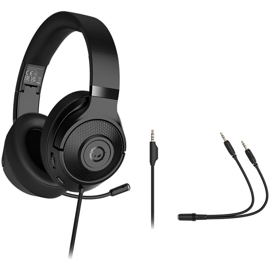 Lorgar Noah 101 Gaming Headset - Black