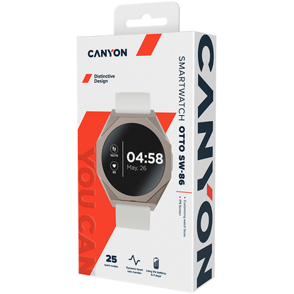 Canyon Otto SW-86 Smart Watch - Silver