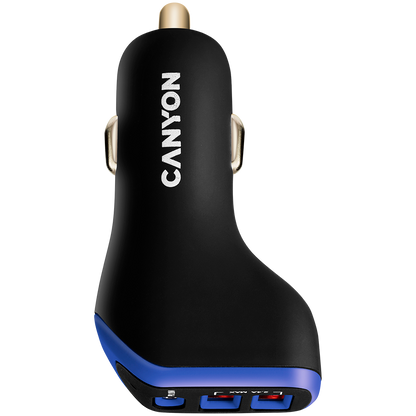 Canyon Car Charger PD 18W USB-C 2x USB-A