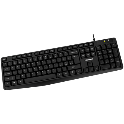 Canyon KB-1 EN Wired Keyboard - Black