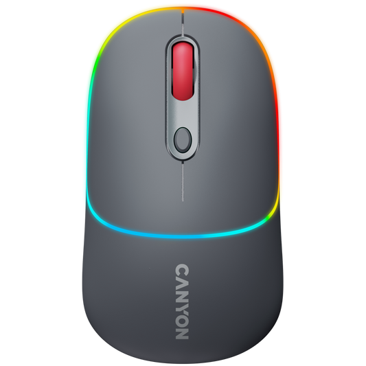 Canyon Dual Mode Wireless Mouse MW-22 - Dark Grey