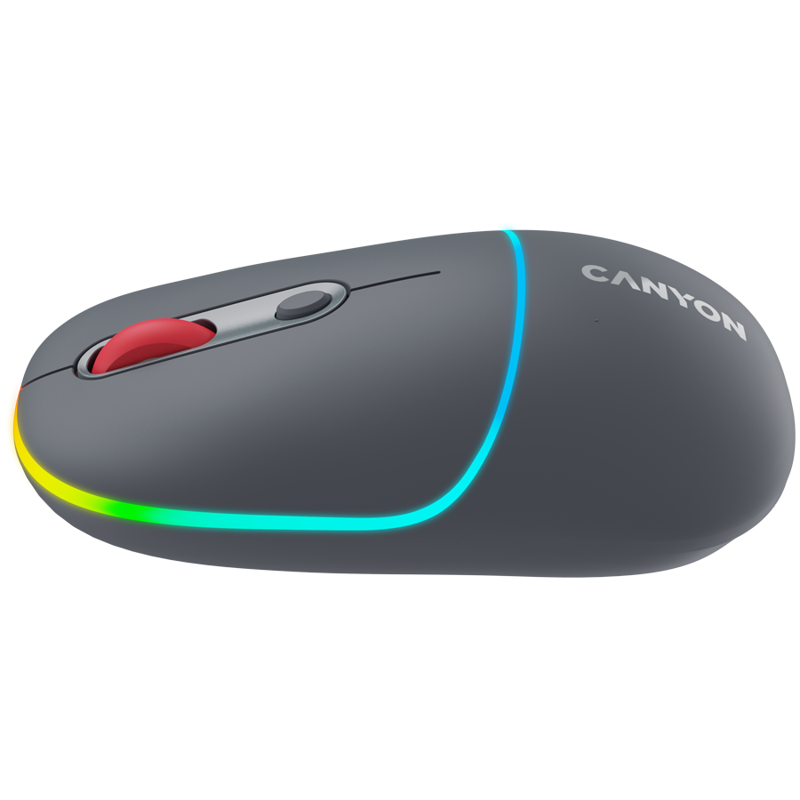Canyon Dual Mode Wireless Mouse MW-22 - Dark Grey