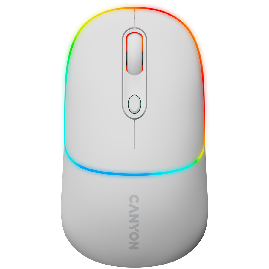 Canyon Dual Mode Wireless Mouse MW-22 - Snow White