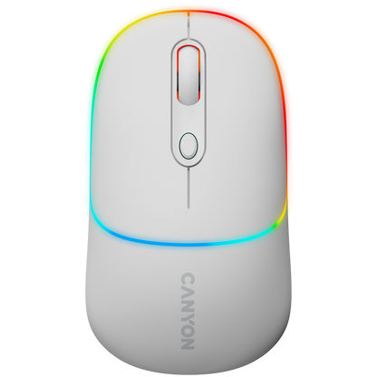 Canyon Dual Mode Wireless Mouse MW-22 - Snow White