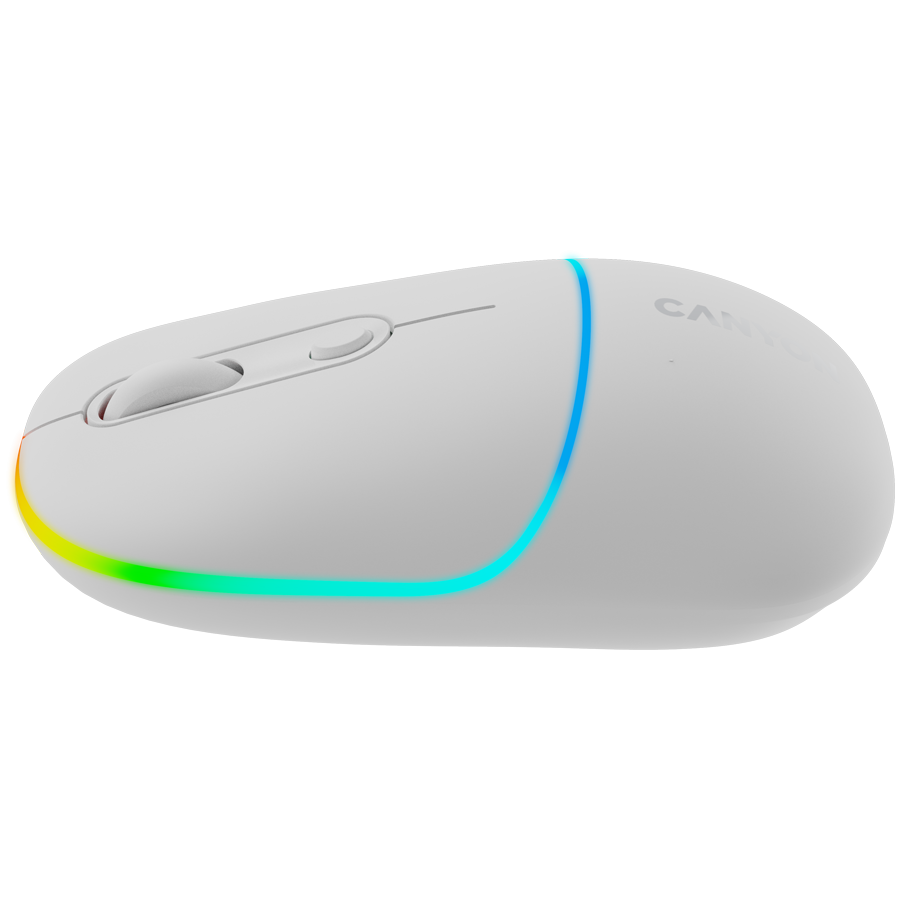 Canyon Dual Mode Wireless Mouse MW-22 - Snow White