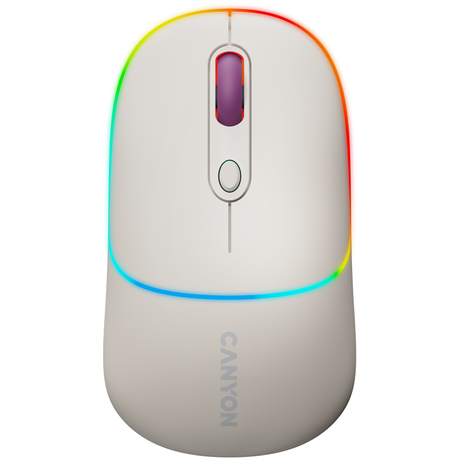 Canyon Dual Mode Wireless Mouse MW-22 - Rice