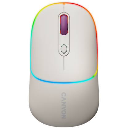 Canyon Dual Mode Wireless Mouse MW-22 - Rice