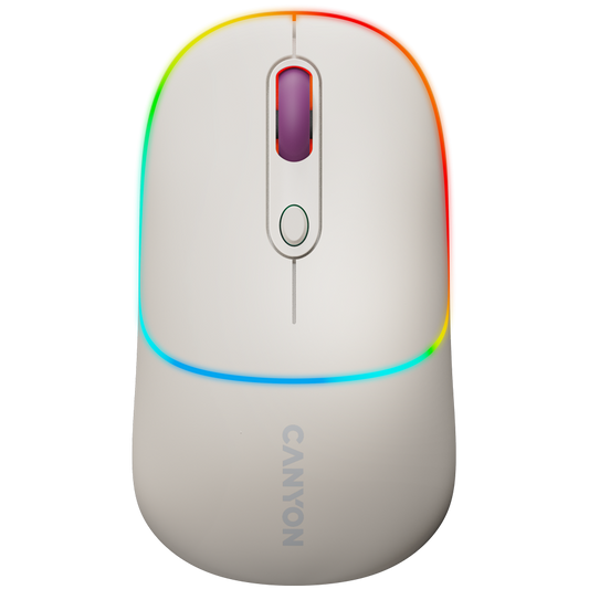 Canyon Dual Mode Wireless Mouse MW-22 - Rice