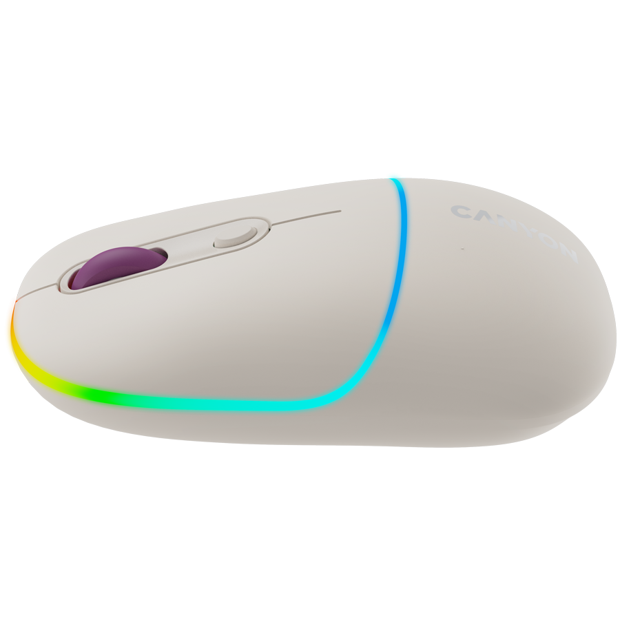 Canyon Dual Mode Wireless Mouse MW-22 - Rice