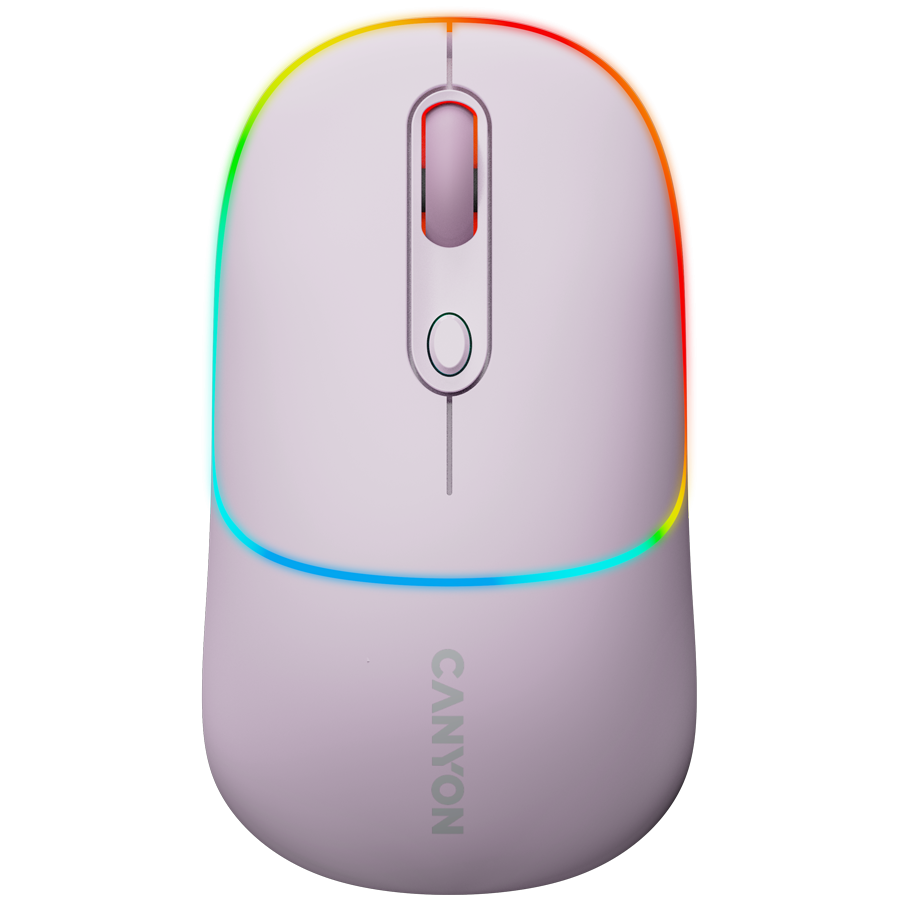 Canyon Dual Mode Wireless Mouse MW-22 - Pearl Rose