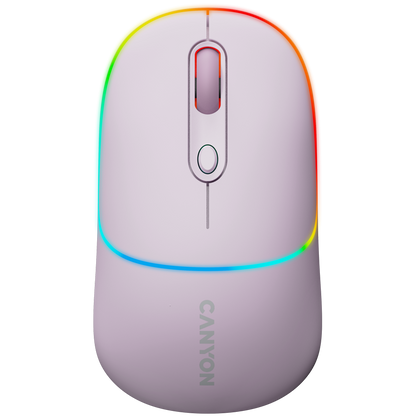 Canyon Dual Mode Wireless Mouse MW-22 - Pearl Rose