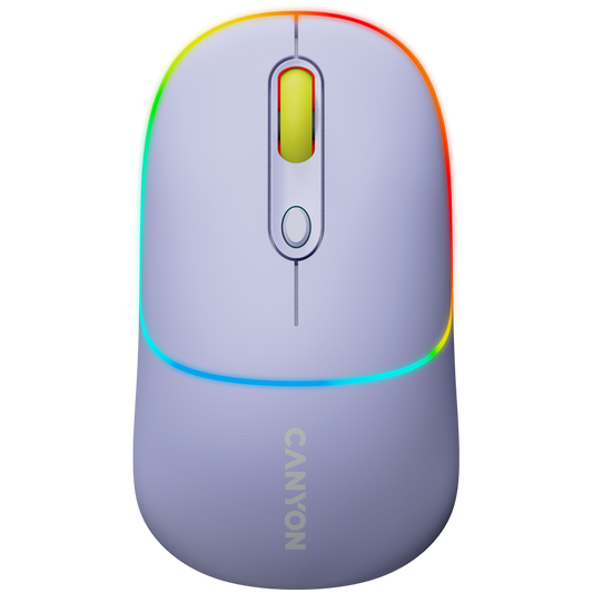 Canyon Dual Mode Wireless Mouse MW-22 - Lavender