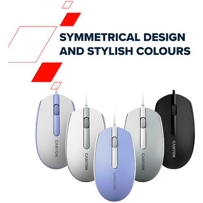 Canyon Wired Mouse M-10 - Dark Grey