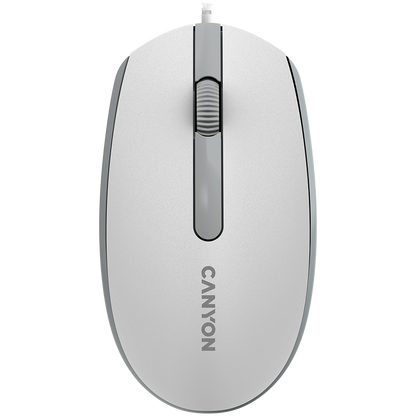 Canyon Wired Mouse M-10 - White Grey
