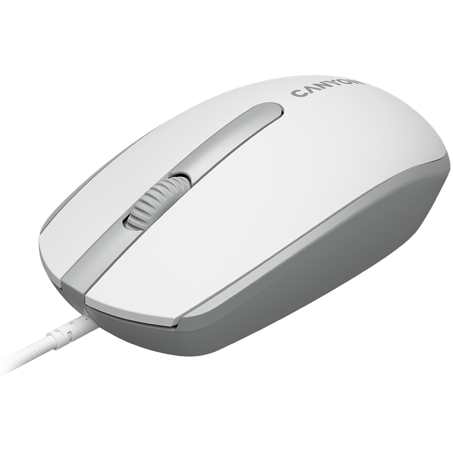 Canyon Wired Mouse M-10 - White Grey