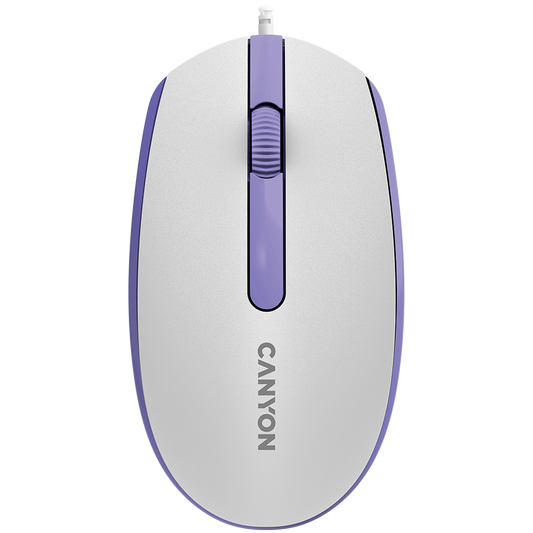 Canyon Wired Mouse M-10 - White Lavender
