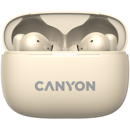 Canyon OnGo TWS-10 ANC+ENC True Wireless Earbuds - Beige