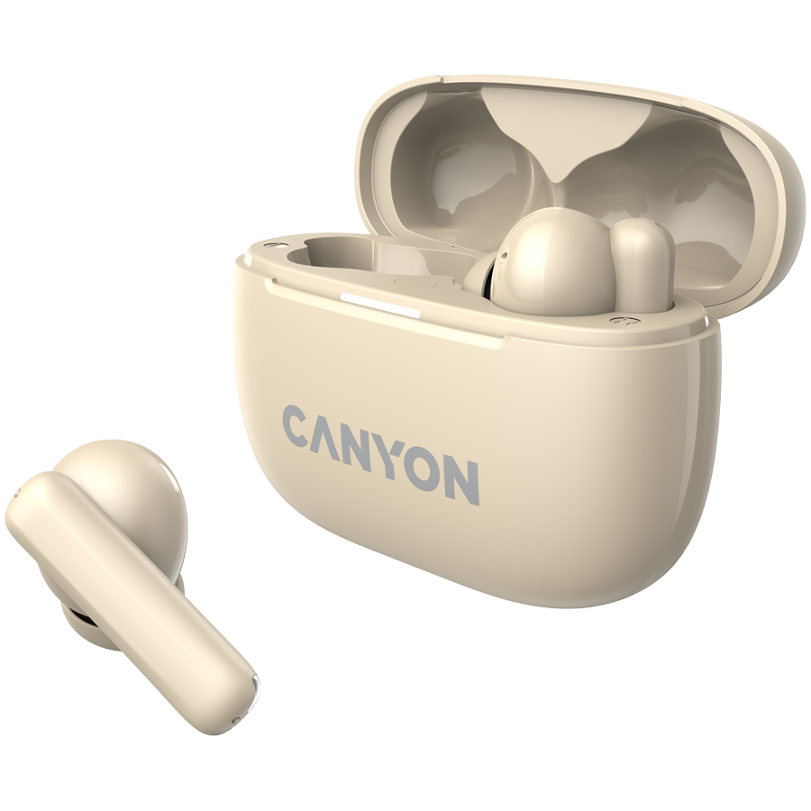 Canyon OnGo TWS-10 ANC+ENC True Wireless Earbuds - Beige