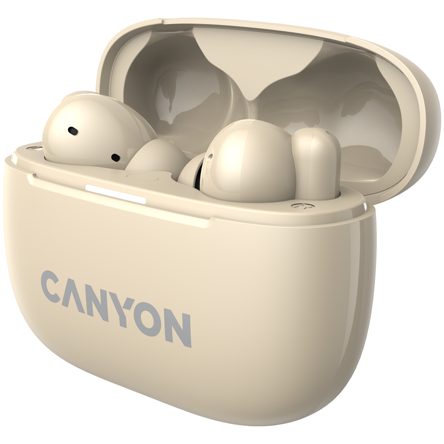 Canyon OnGo TWS-10 ANC+ENC True Wireless Earbuds - Beige