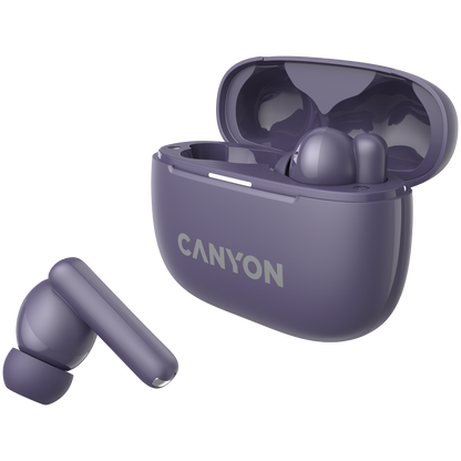 Canyon OnGo TWS-10 ANC+ENC True Wireless Earbuds - Purple