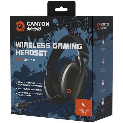 Canyon Wireless Gaming Headset Ego GH-13 - Black