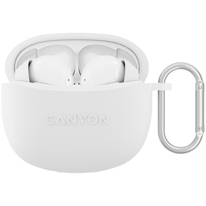 Canyon TWS-5 True Wireless Earbuds - White