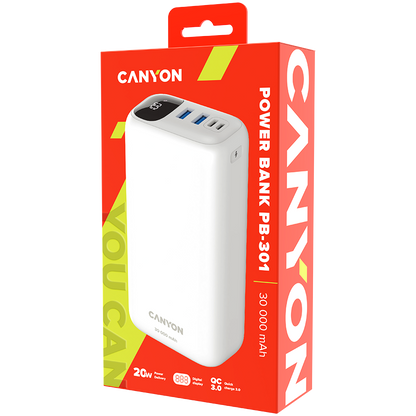 Canyon Power Bank PB-301 - White