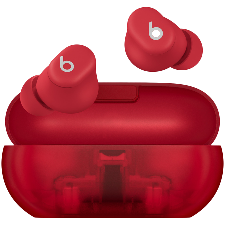 Beats Solo Buds - True Wireless Earbuds - Transparent Red