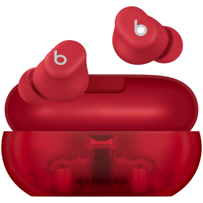 Beats Solo Buds - True Wireless Earbuds - Transparent Red