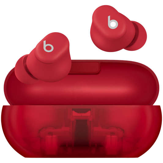 Beats Solo Buds - True Wireless Earbuds - Transparent Red