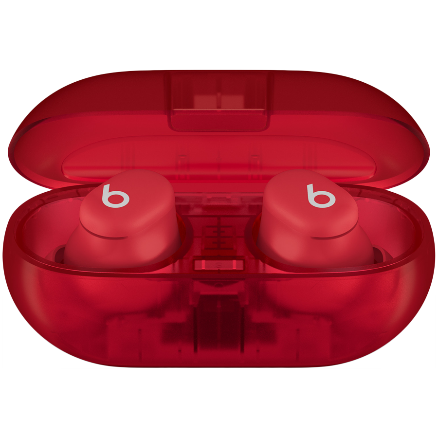 Beats Solo Buds - True Wireless Earbuds - Transparent Red