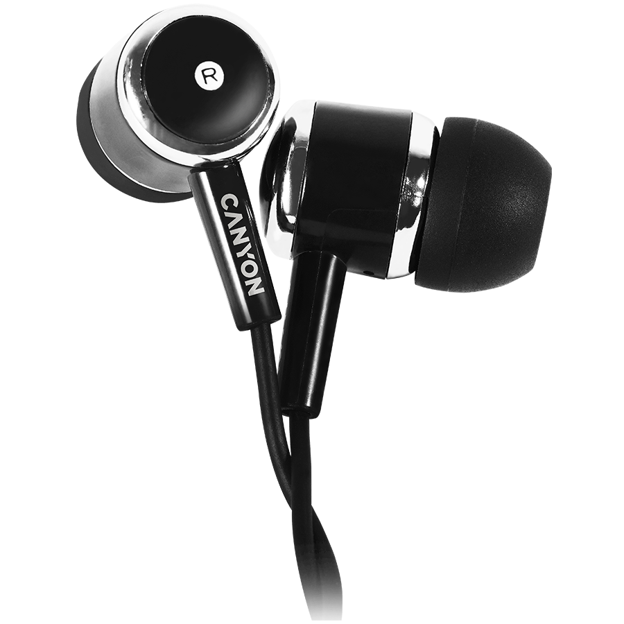 Canyon Stereo Earphones EPM-01 - Black