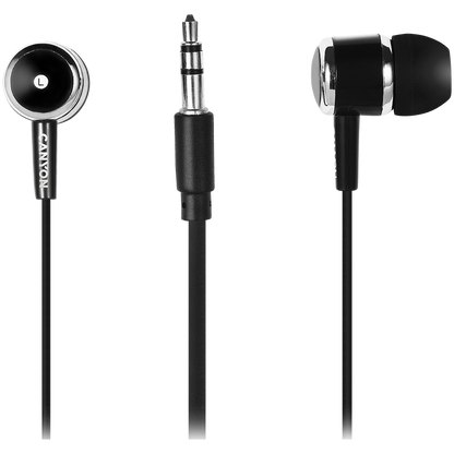 Canyon Stereo Earphones EPM-01 - Black